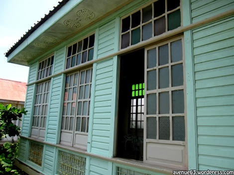 Casa Lubao's windows were transported from the USA to the Philippines since its owners loved to travel